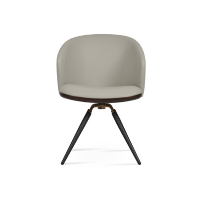 Chaise avec accoudoirs pivotante Athena