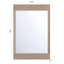 Mogano, miroir, 24 po x 36 po, chêne blanc