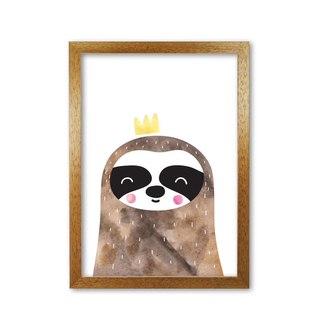 'Scandi Brown Sloth' Painting