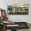 Art mural épique «Granada Espagne La Alhambra» par Pedro Gavidia, art mural en verre acrylique, bleu-79029252