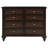 Guanciale 8-drawer Dresser Cabinet Dark Oak