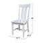 Chaise en bois massif Delisca-1732815317
