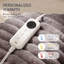 Couverture chauffante en peluche avec cordon chauffant-136333830