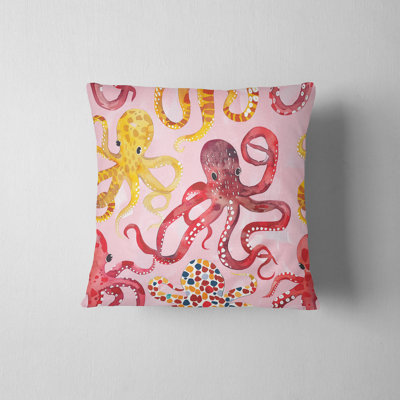 Housse de coussin Octopus Party