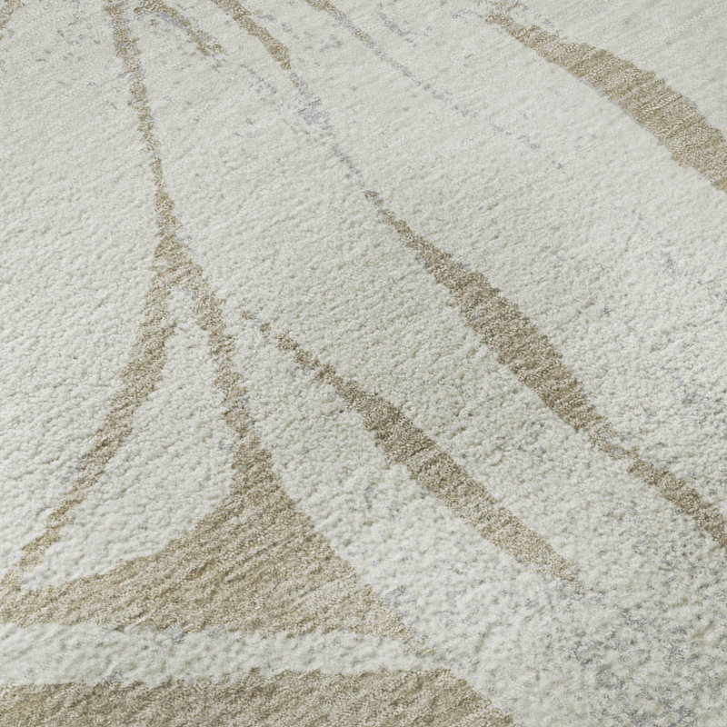 Premium Machine Washable Mayfield AMF2263 Floral Rug, 8' x 10', Beige