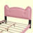 Ceasar Vegan Leather Platform Bed-7419391-7419385