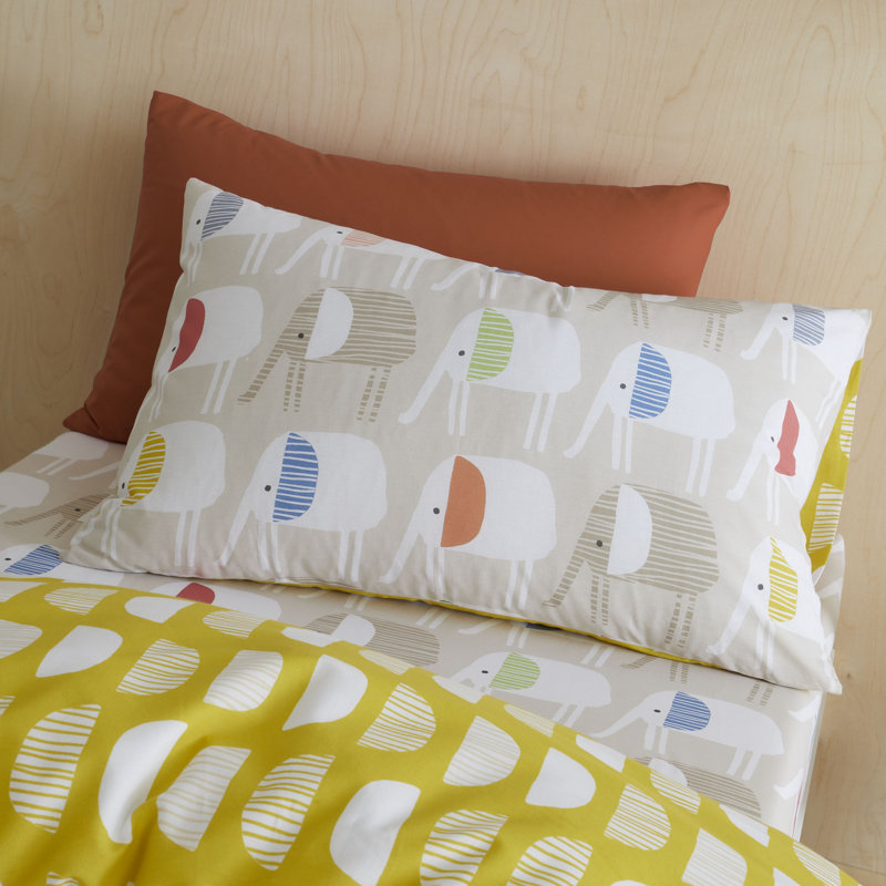Pineapple Elephant Minbu Duvet Cover Set, Single Duvet Cover + 1 Standard Pillowcase