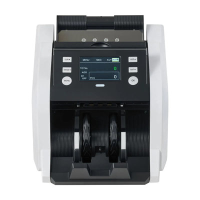 1200 billets / minute, guichet automatique, comptoir de caisse avec compte de valeur et dénomination mixte, Uv / mg / ir / jj / dbl / hlf / chn Détection de faux billets, affichage TFT, pour le dollar et l'euro