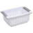 Sterilite Small Stacking Basket with Titanium Accents, White-104884926