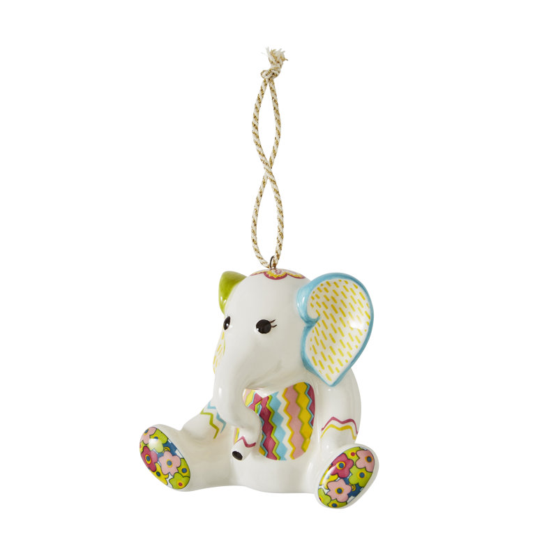 Ornement en patchwork d'éléphant Jambo
