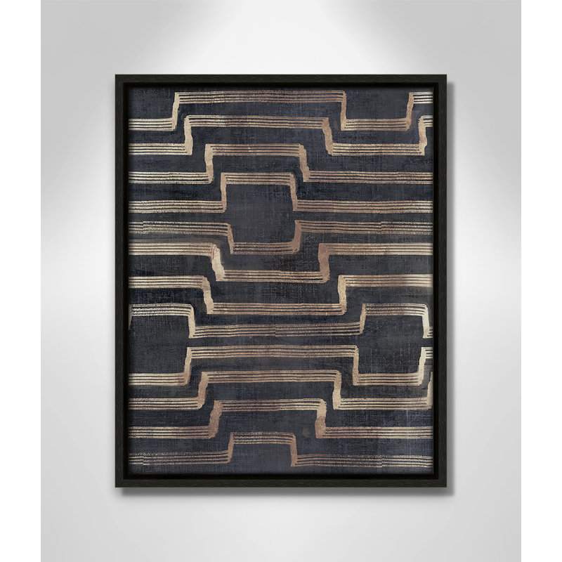 «Symphony in Motion II» par Emma Peal, Toile encadrée flottante espresso, Non, H 15,5 po x l 12,5 po x P 2 po