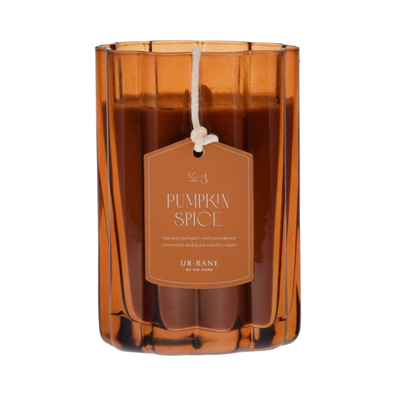 Bougie pot citrouille parfumée aux épices
