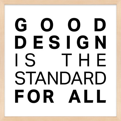 Good Design Print