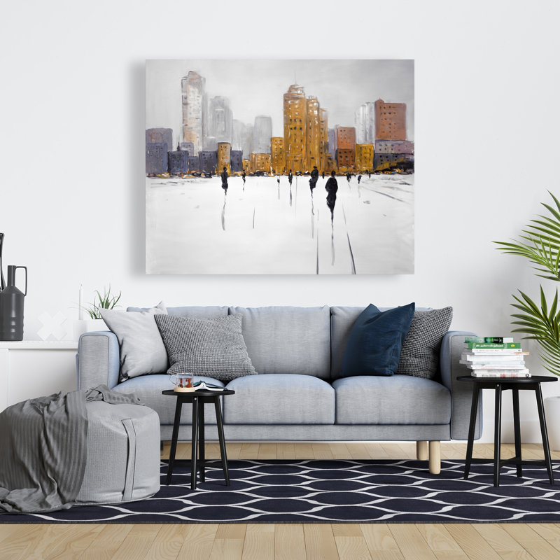 City on the Horizon - Toile de salon pour la décoration intérieure