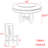 Modern solid wood round table set-106902958-122721691