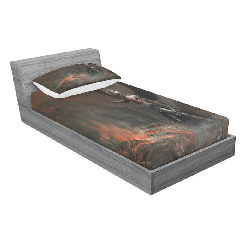 Microfiber Sheet Set, Twin Sheet Set with Fitted Sheet