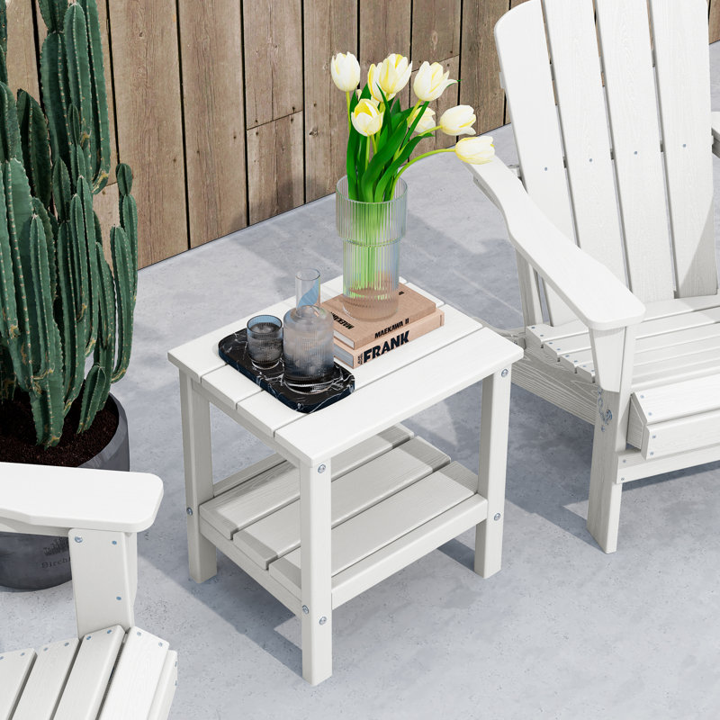 Wolak Scratch Resistant Side Table, White