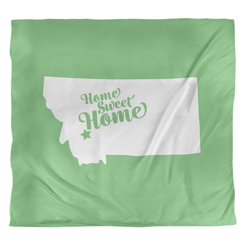 Housse de couette butte doux, Polyester brossé, Housse de couette pour très grand lit, Vert