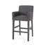 Tabouret de comptoir rembourré 30,5 po - gris anthracite / gris-1201433353