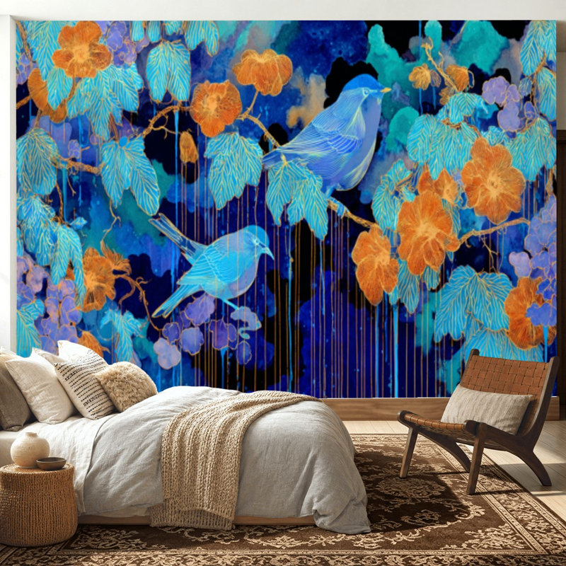 Papier peint adhésif auto-adhésif moderne pour la chambre à coucher Peel and Stick L 100 po x l 144 po