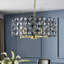 Luminaire moderne en cristal de style lustre moderne en cristal, solide et durable