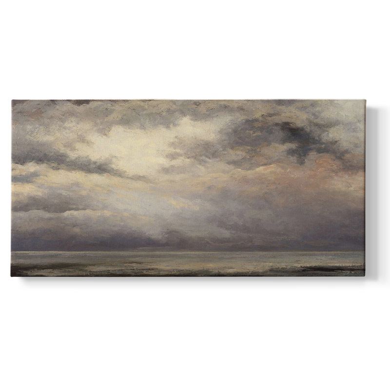 Série paysage - MCLXIV - Toile tendue avec châssis - Prêt à accrocher, H 24 po x l 48 po