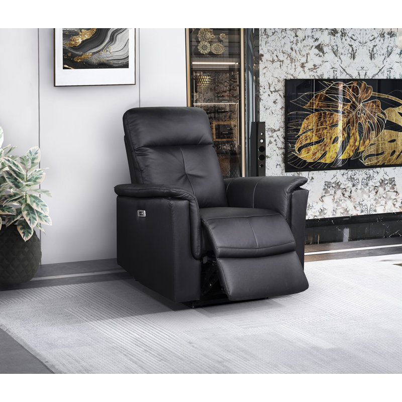 Fauteuil inclinable électrique, noir, Noir