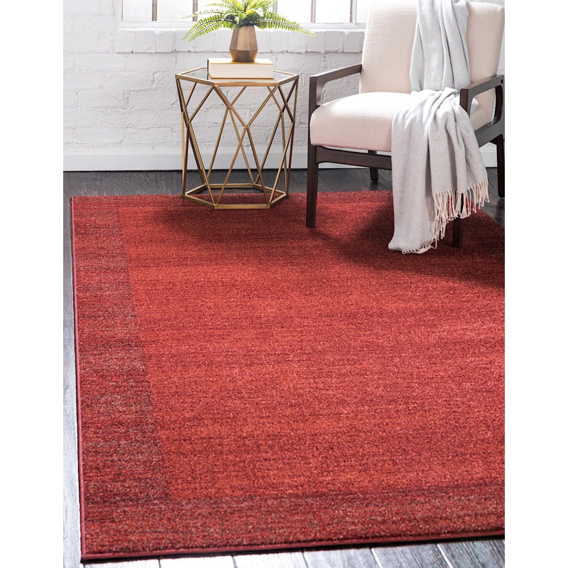 Tapis terre cuite Hermina, Rectangle 9 pi x 12 pi