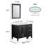 Ensemble de meuble-lavabo simple 37 "avec miroir-1545178423-1545178420
