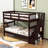 Dezaray Twin Over Twin Standard Bunk Bed with Shelves-1126596123