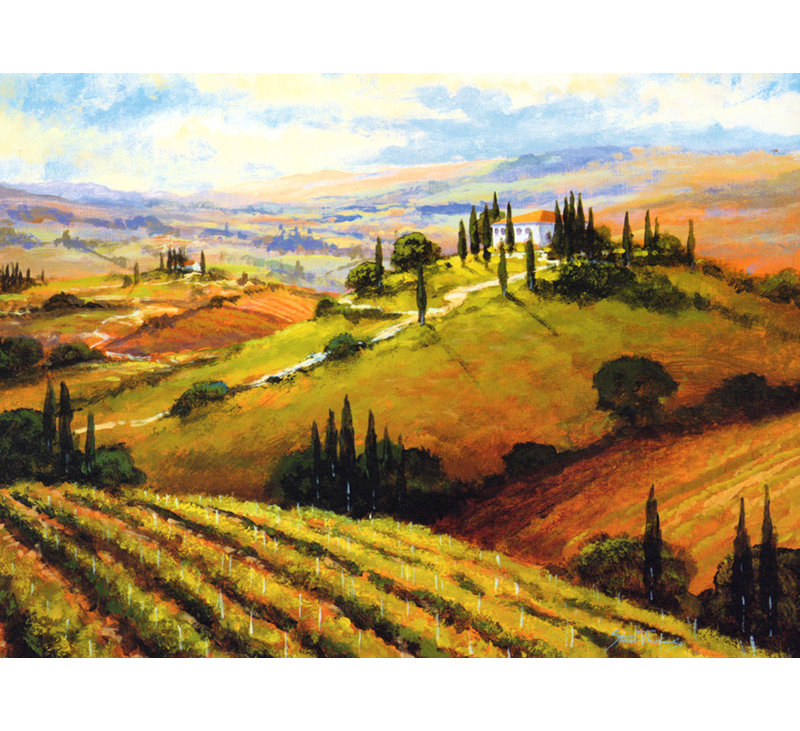 Tuscan Afternoon, 13" H x 18" W
