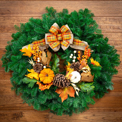 Amber Bounty Wreath