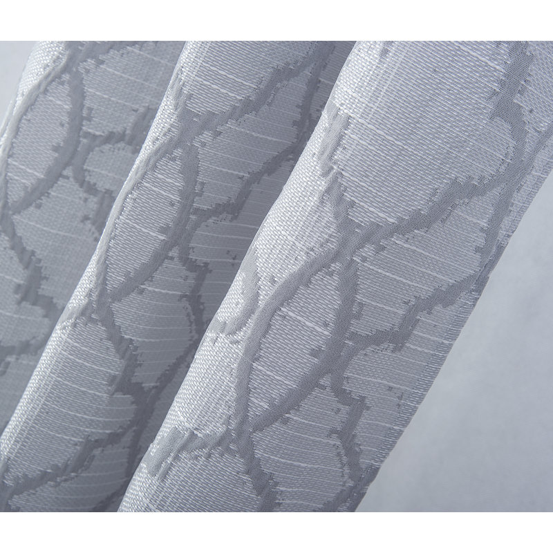 Hoddesdon Room Darkening Window Curtain Panel, Silver, 54" W x 84" L