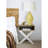 28"H RED LEMON SHAPE CERAMIC TABLE LAMP