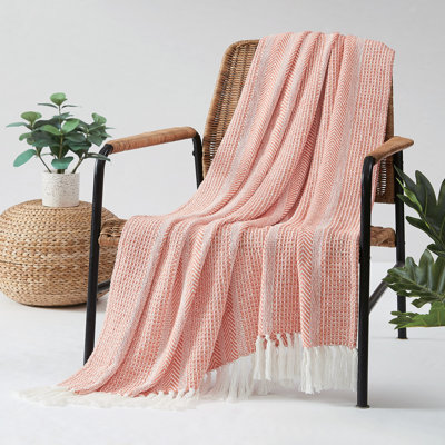 Oceanfront Resort Textured Stripe 50x60 Throw