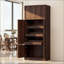 Armoire de rangement autoportante haute avec portes et tablettes, tablettes réglables, bois de qualité E1, pour garde-manger, armoires de rangement pour cuisine