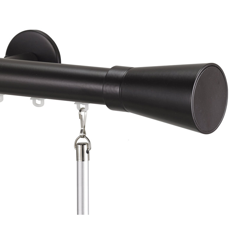 Fredrickson Single Curtain Rod, 72", Maroon