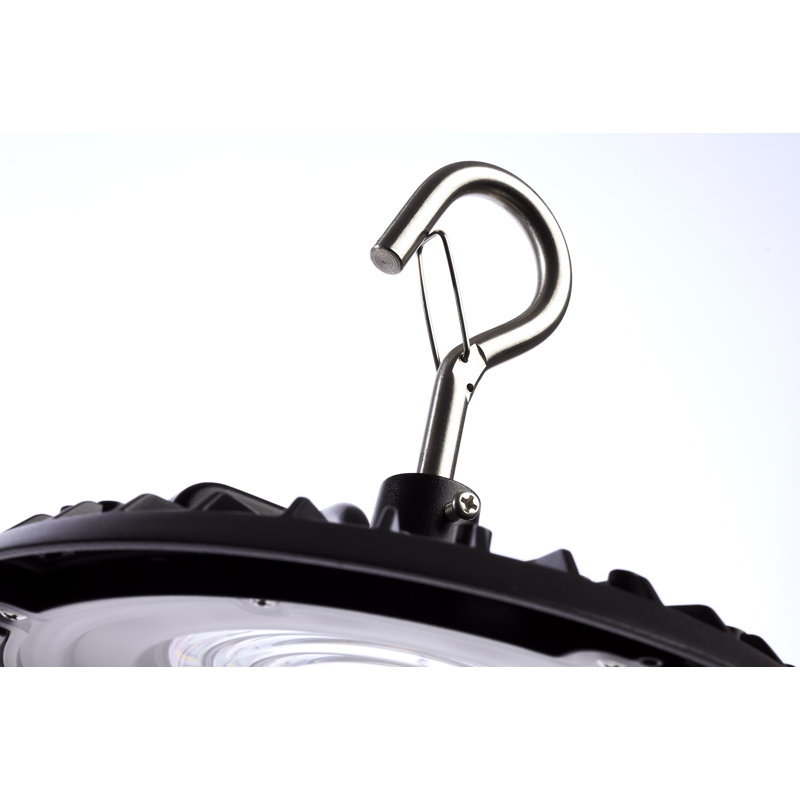 Circular Shop Light, Black