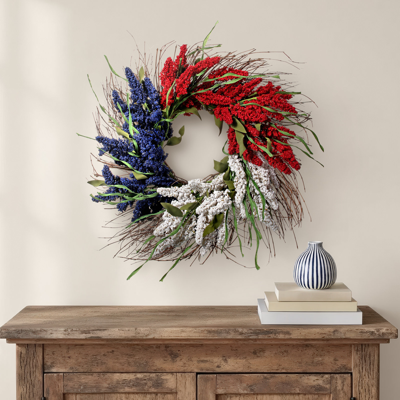 Astilbe 24" Foam Wreath