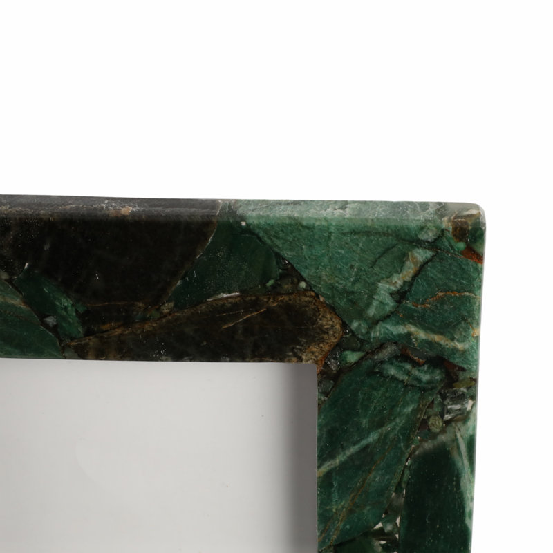 Cadre photo Minze Blaine Light Malachite, 5 po x 7 po, Vert