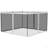 Outsunny 10' X 12' Replacement Mesh Sidewall Netting For Patio Gazebos And Canopy Tents With Zippers (Sidewall Only)-123312155-123312157