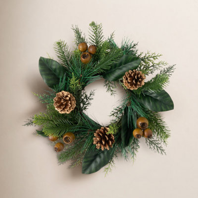 14" Magnolia Wreath
