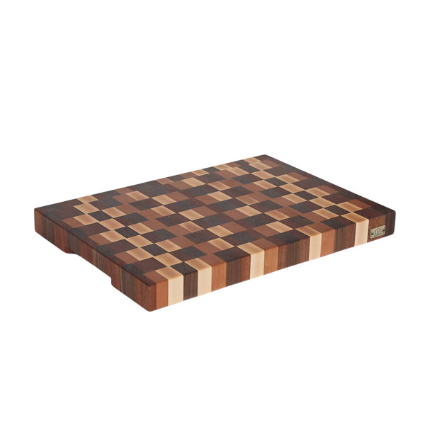 Criss-cross Cutting Board - Maple and Black Walnut