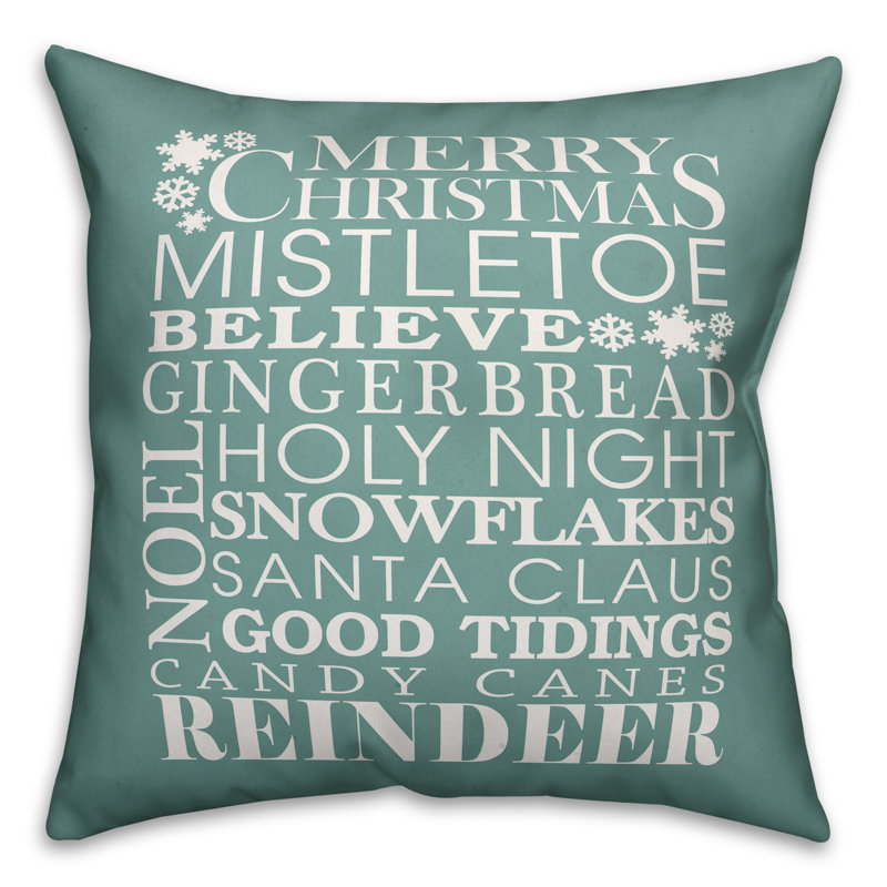  Coussin Christmas, vert