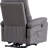 Contemporary Lift Chair Recliner With Grey Fabric Upholstery, Electric Lift Mechanism For Easy Mobility And Comfortable Support