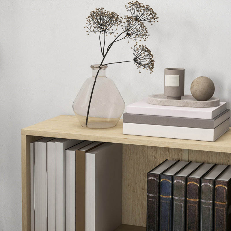 Rejanae 63cm H x 60cm W Bookcase, Natural