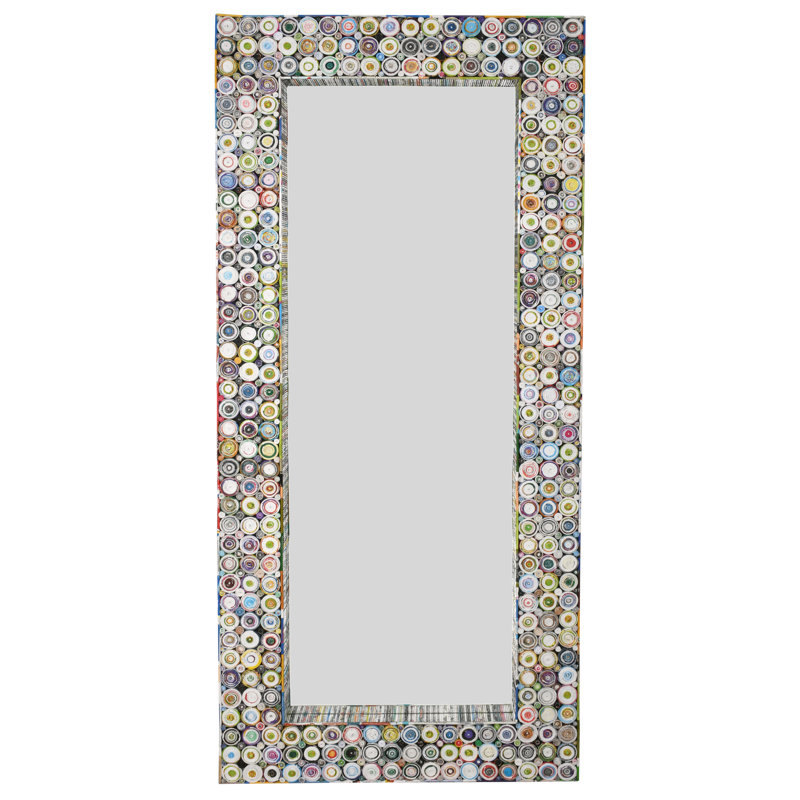 Cardboard Rectangle Floor Mirror