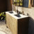 Lafarre 48 in W x 20 in D Double Bath Vanity and Gun Metal Faucet Set-113054917-113054918