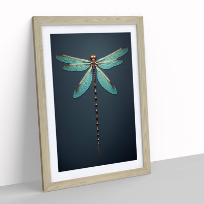 Dainty Dragonfly - Single Picture Frame Print