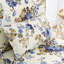 Chaise confortable en flanelle bleue sans siège, assise confortable, avec coussin de taille